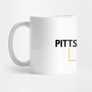 Pittsburgh Left Black and Yellow Mug